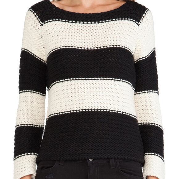 Sanctuary Revolve Striped Knit Wool Blend Sweater - Picture 4 of 8